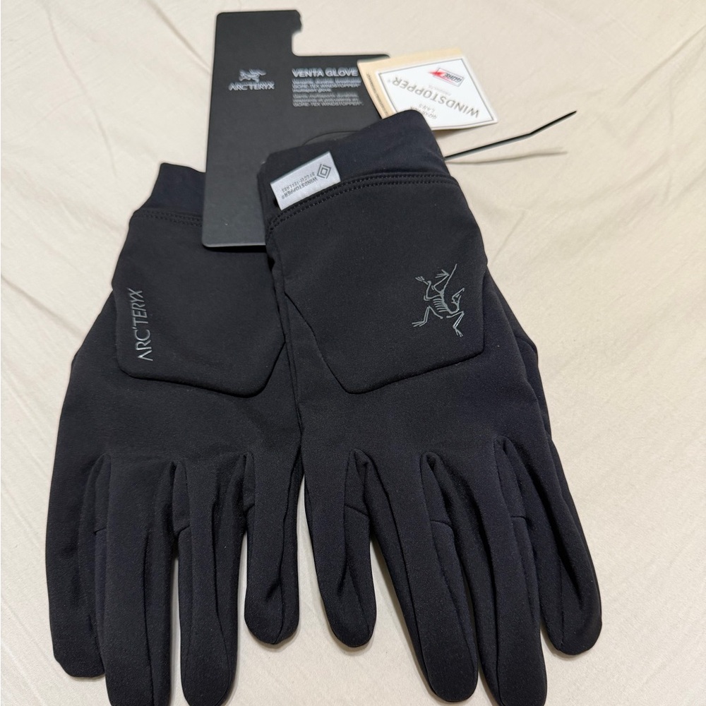 New Arc'teryx Venta Gore-Tex Gloves Black Men's Medium M $80 MSRP